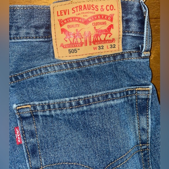 Levi’s Men’s Straight Leg Regular Fit Jeans. Size W32 L32 - Picture 7 of 7